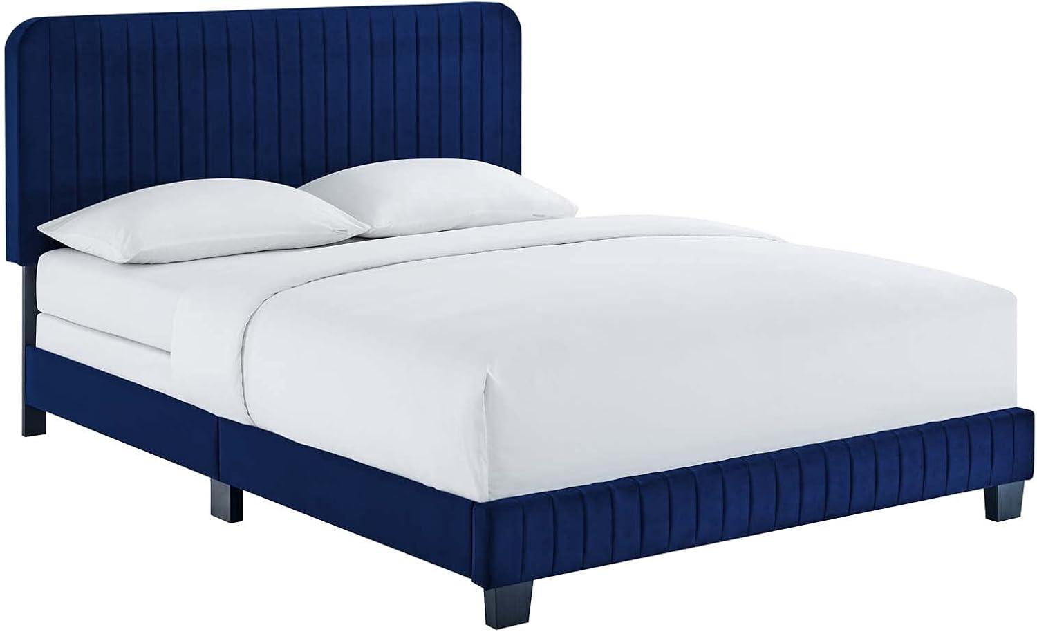 Modway Celine Channel Tufted Performance Velvet Full Bed