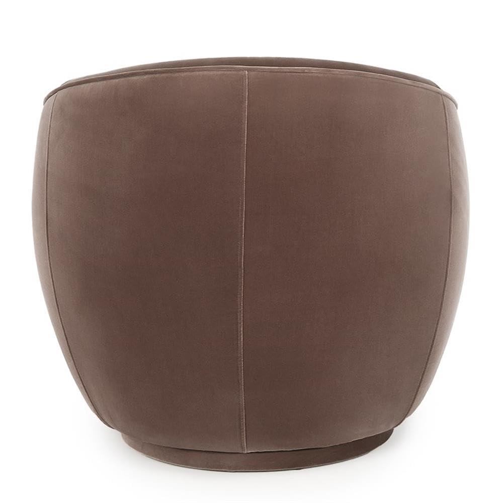 Layla Upholstered Swivel Barrel Chair