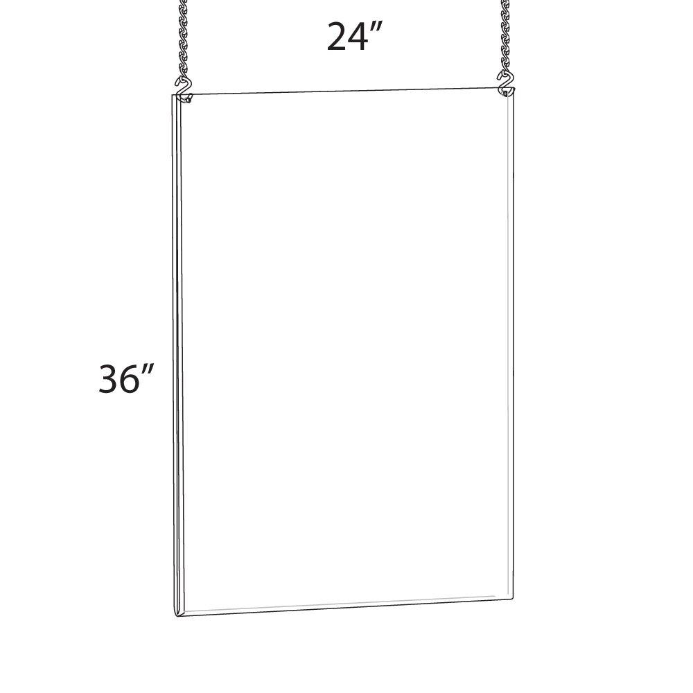 Azar 36" x 24" Hanging Poster Frame 172736