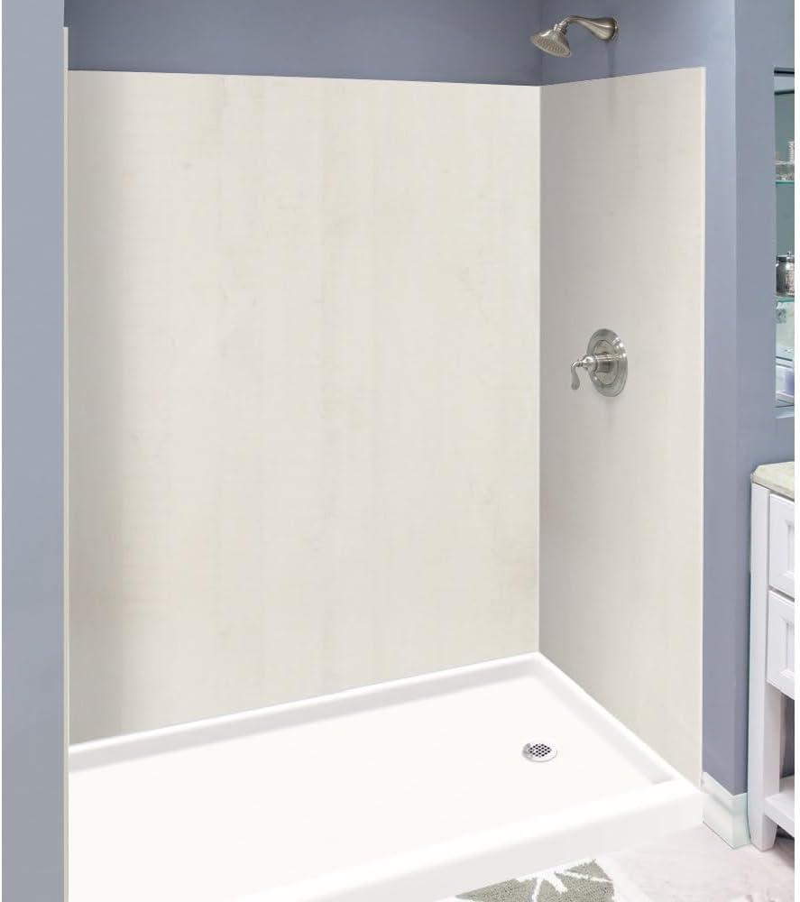 Transolid Expressions 60'' W 36'' D 72'' H Glue Up Solid Surface Wall