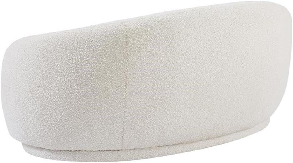 Meridian Furniture Hyde Modern Boucle Loveseat, Cream