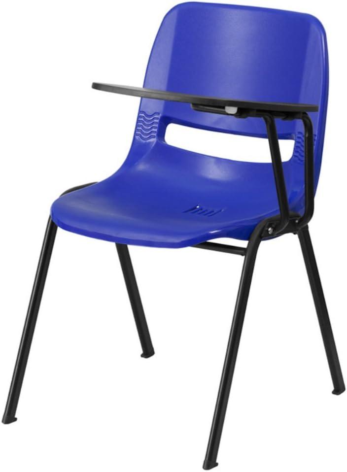 Flash Furniture Westley Ergonomic Shell Chair with Left Handed Flip-Up Tablet Arm