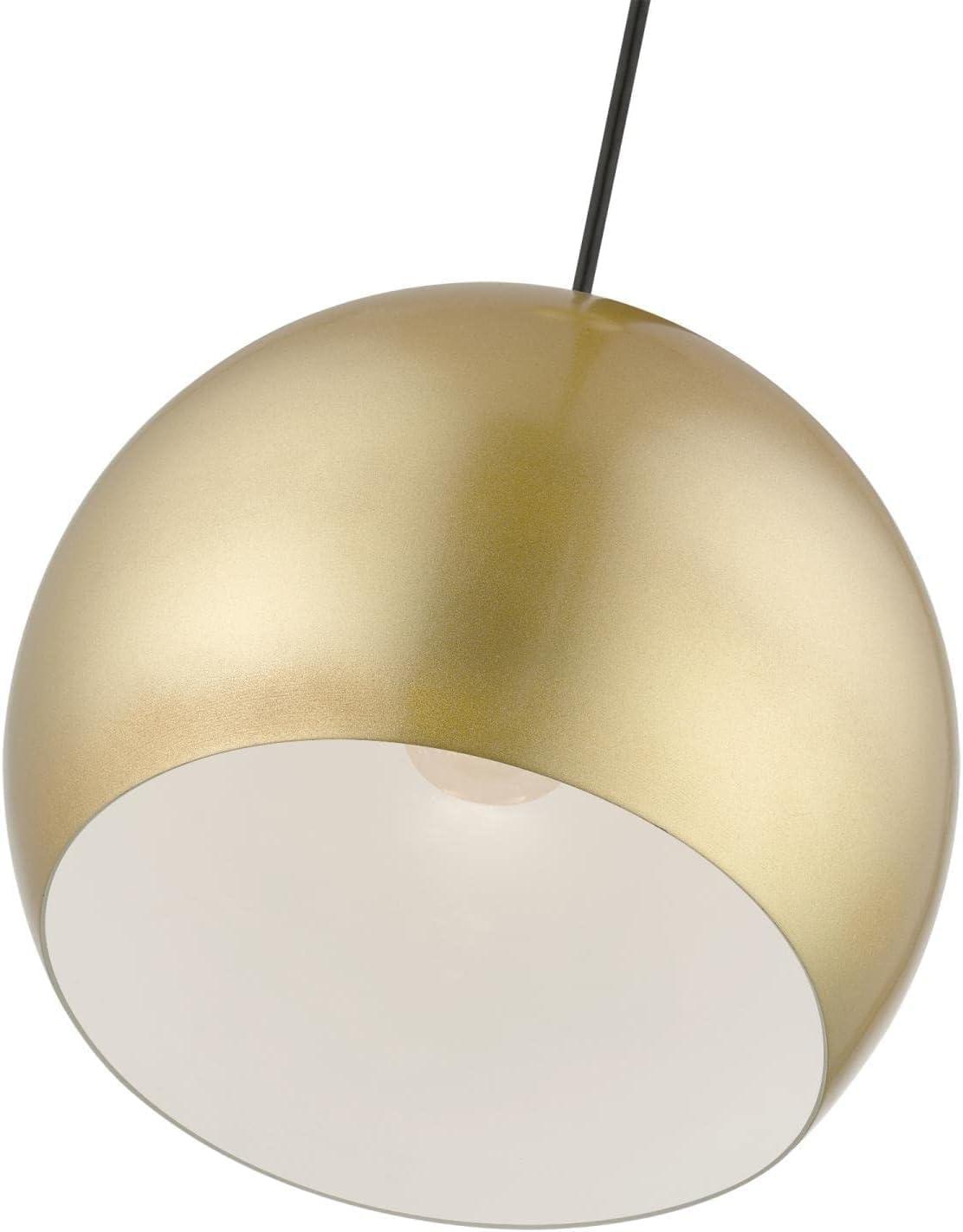 Livex Lighting Piedmont 1 - Light Pendant in  Soft Gold/Polished Brass