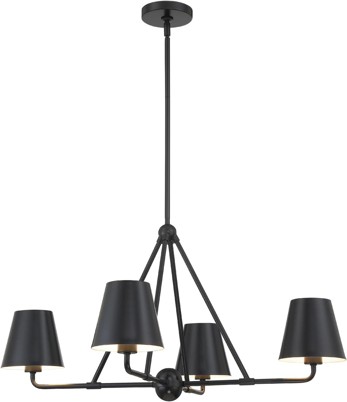 Crystorama Lighting - Xavier - 4 Light Chandelier In Traditional Style-17 Inches