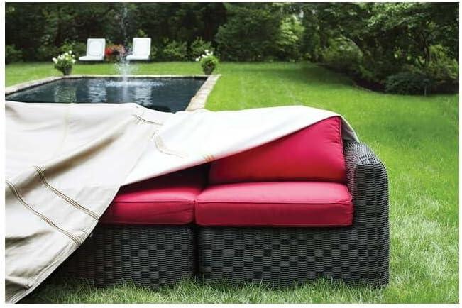 Protective Covers Inc. Modular Sectional Sofa Cover, Corner Piece With 90 Degree Back, 40" W x 40"D x 32"H, Gray - 1252