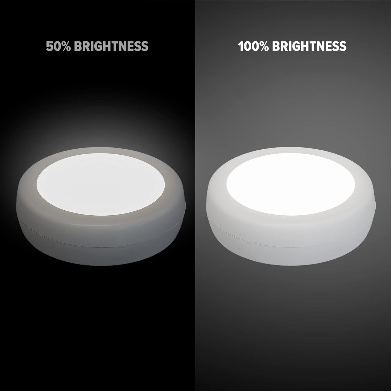 Westek White Battery Powered LED Puck Light 3 pk (BL-PCCT-W3)