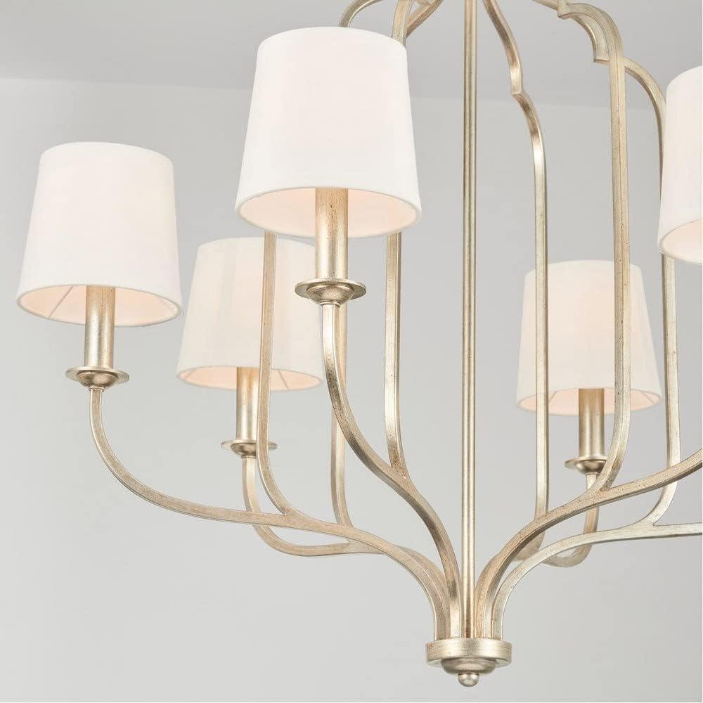 Capital Lighting Ophelia 6 - Light Chandelier in  Winter Gold