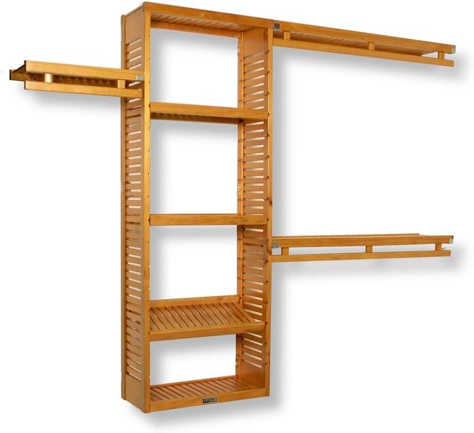 John Louis Home Solid Wood Reach-In Closet System