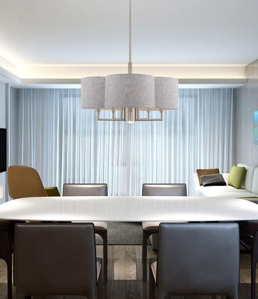 Livex Lighting Kalmar 5 - Light Chandelier in  Brushed Nickel