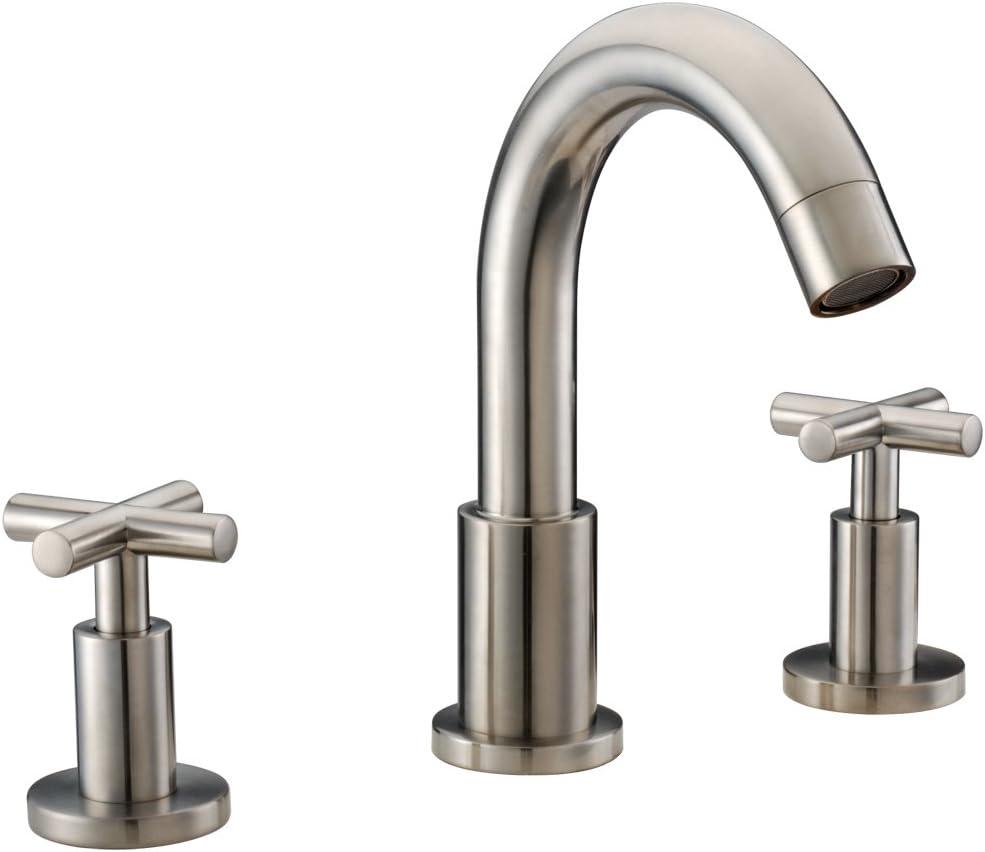 Widespread 2-handle Bathroom Faucet with Drain Assembly