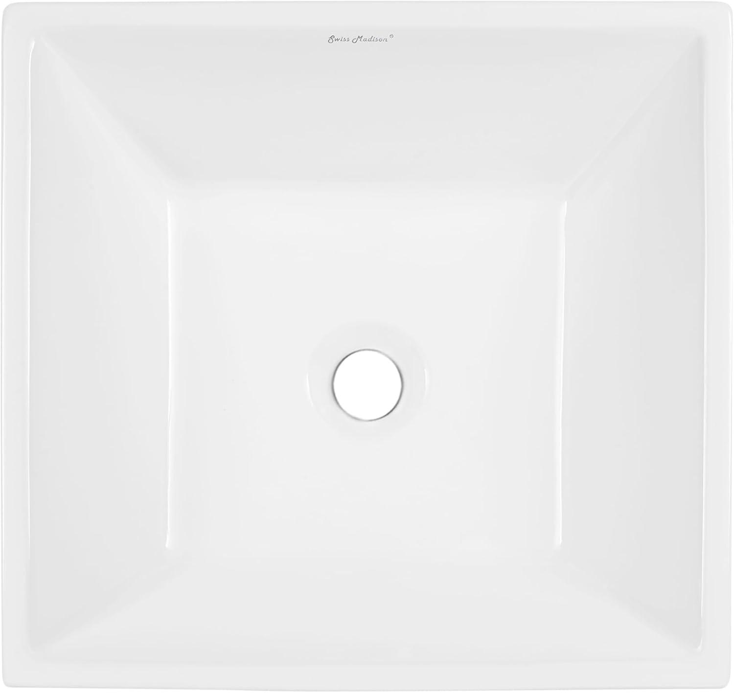 St. Tropez Square Ceramic Vessel Sink