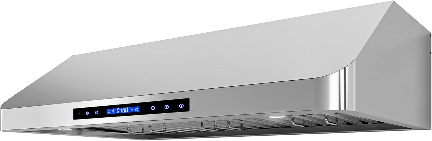 Cosmo COS-QS90 36 in. 500 CFM Ducted Under Cabinet Range Hood in Stainless Steel