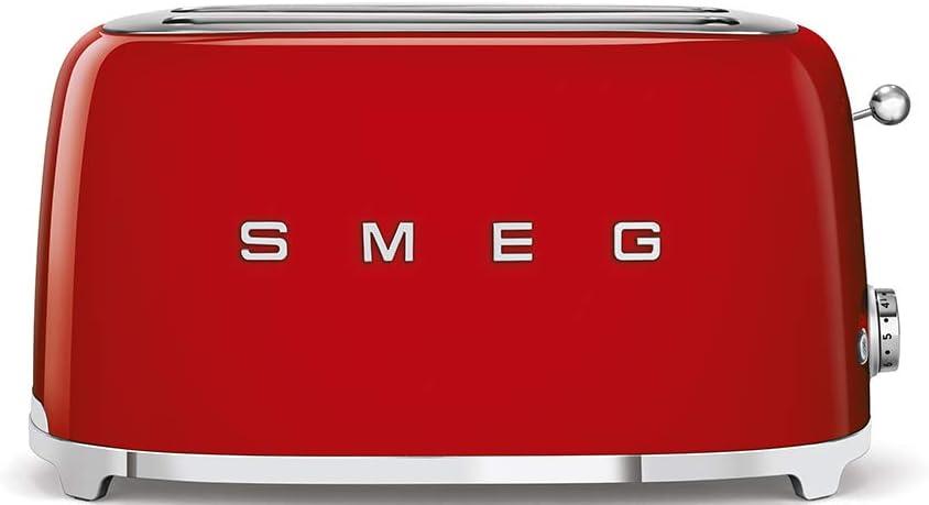 SMEG Red 4-Slice Retro Toaster