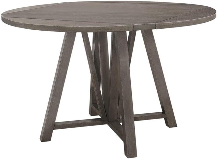 Coaster Farmhouse 7-Piece Wood Counter Height Dining Set in Gray