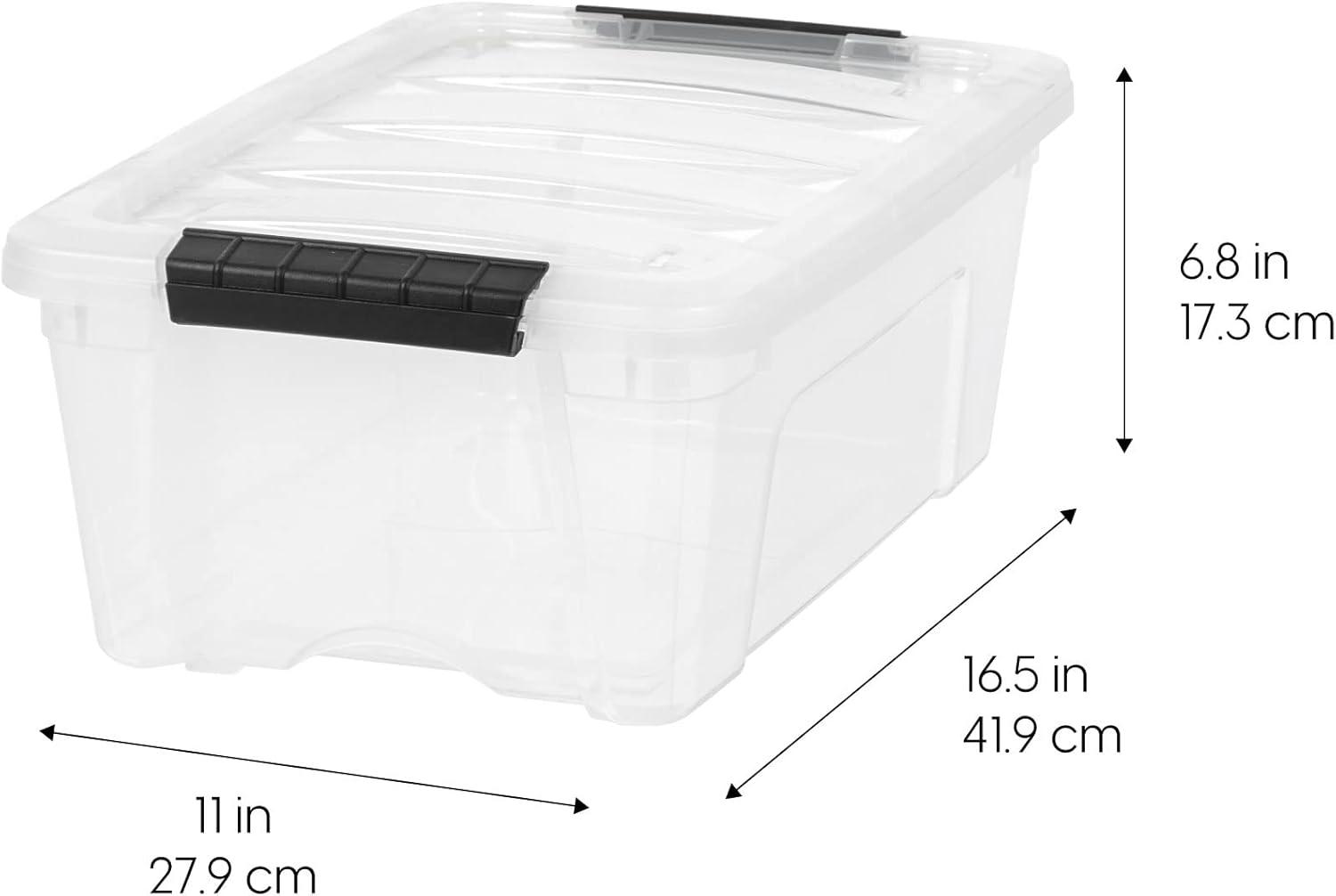 IRIS USA, Inc. Stack & Pull™ Plastic Bin