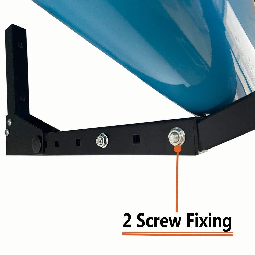 Wallmaster Kayak Storage Hooks Hangers, Adjustable Kayak Garage Storage Rack Wall Mount Heavy Duty Hooks for Canoe, Kayak, Paddle Board, Surfboard, Snowboard