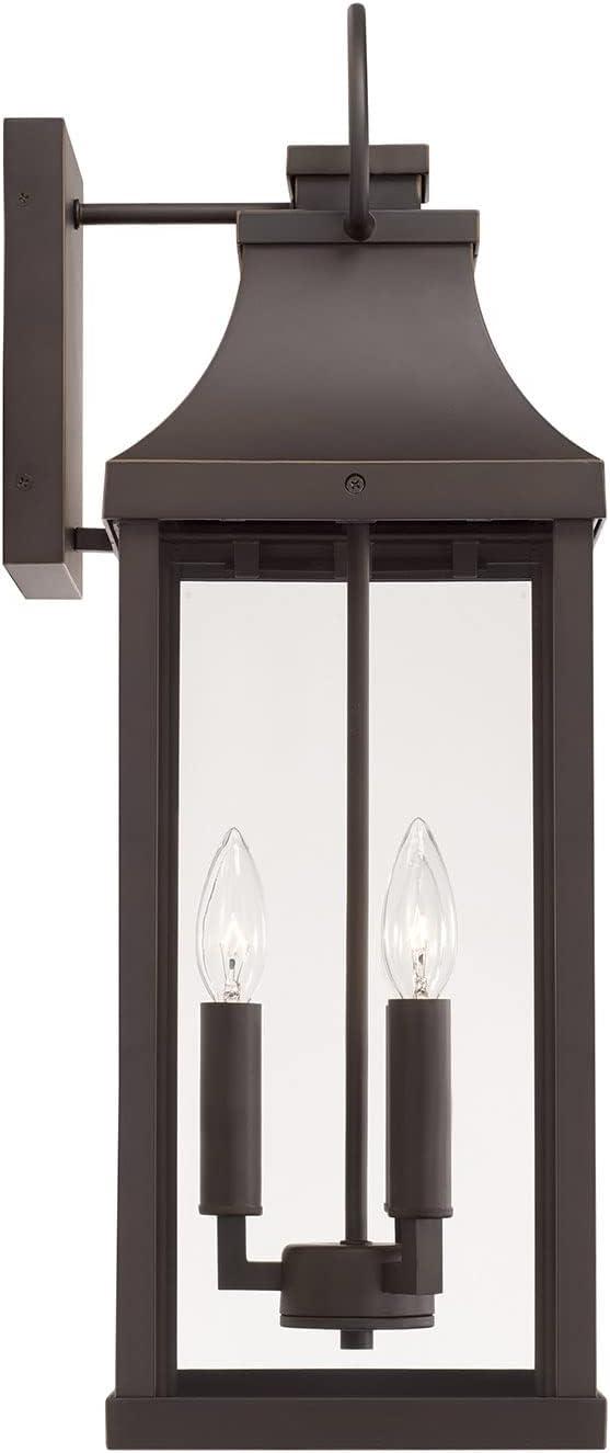 Capital Lighting 946431 Bradford 3 Light 24" Tall Outdoor Wall Sconce - Bronze