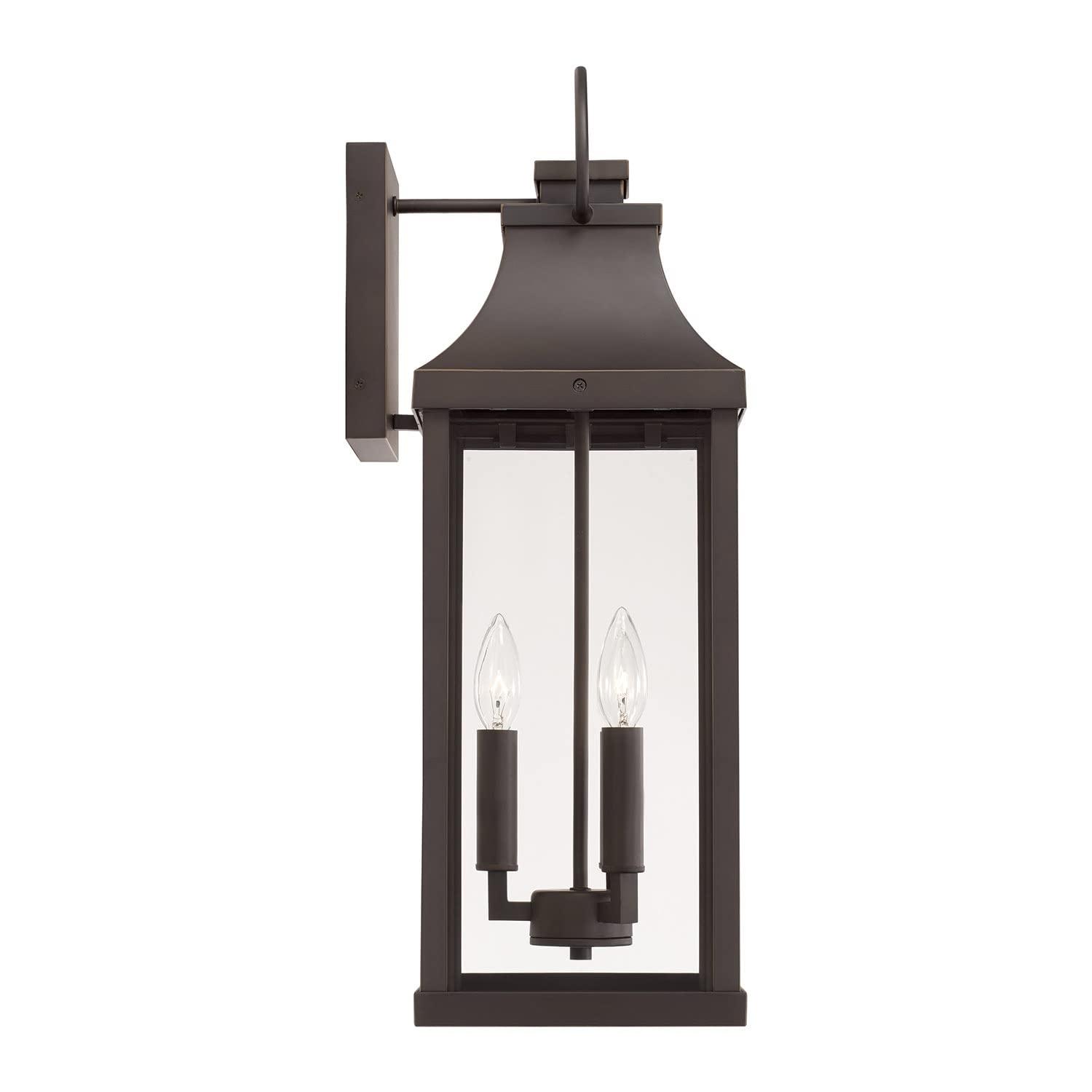Outdoor Wall Lantern In Traditional Style-24 Inches Tall And 8 Inches Wide-Oiled Bronze Finish-Incandescent Lamping Type Capital Lighting 946431Oz