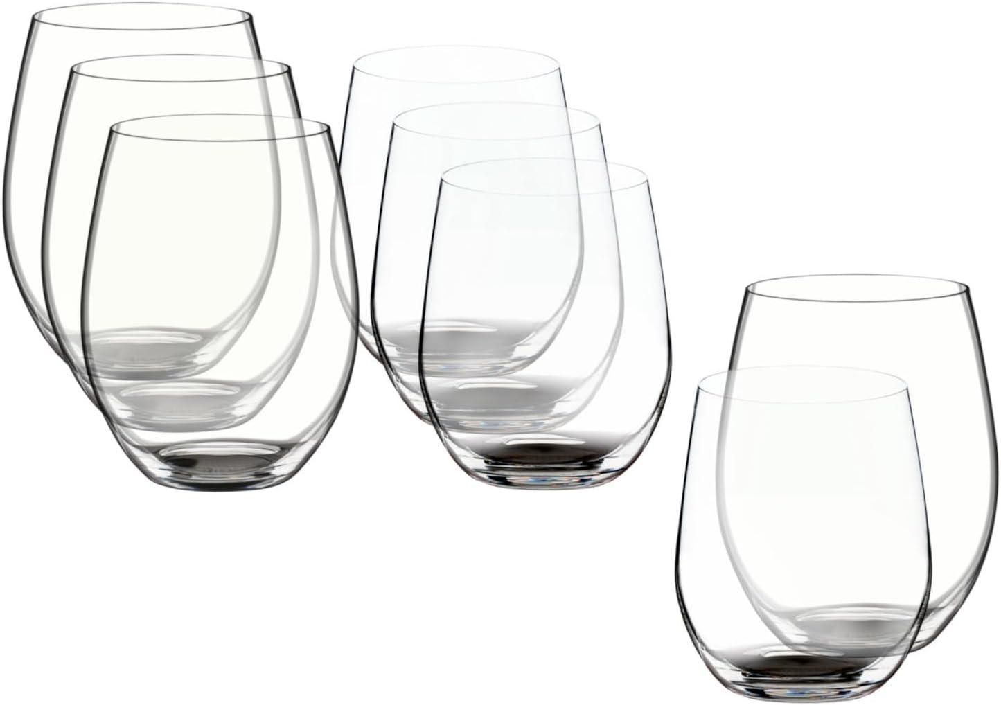 RIEDEL RIEDEL The O Wine Tumbler Cabernet/Viognier Wine Glass (Pay 6 Get 8) (Set of 8)