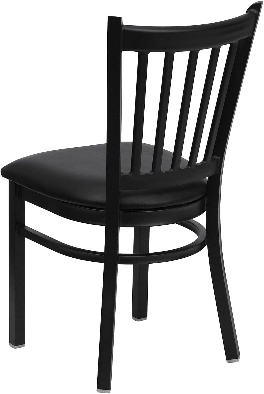 Hercules Prompton Modern Vertical Back Metal Restaurant Chairs by Flash Furniture (Set of 2)