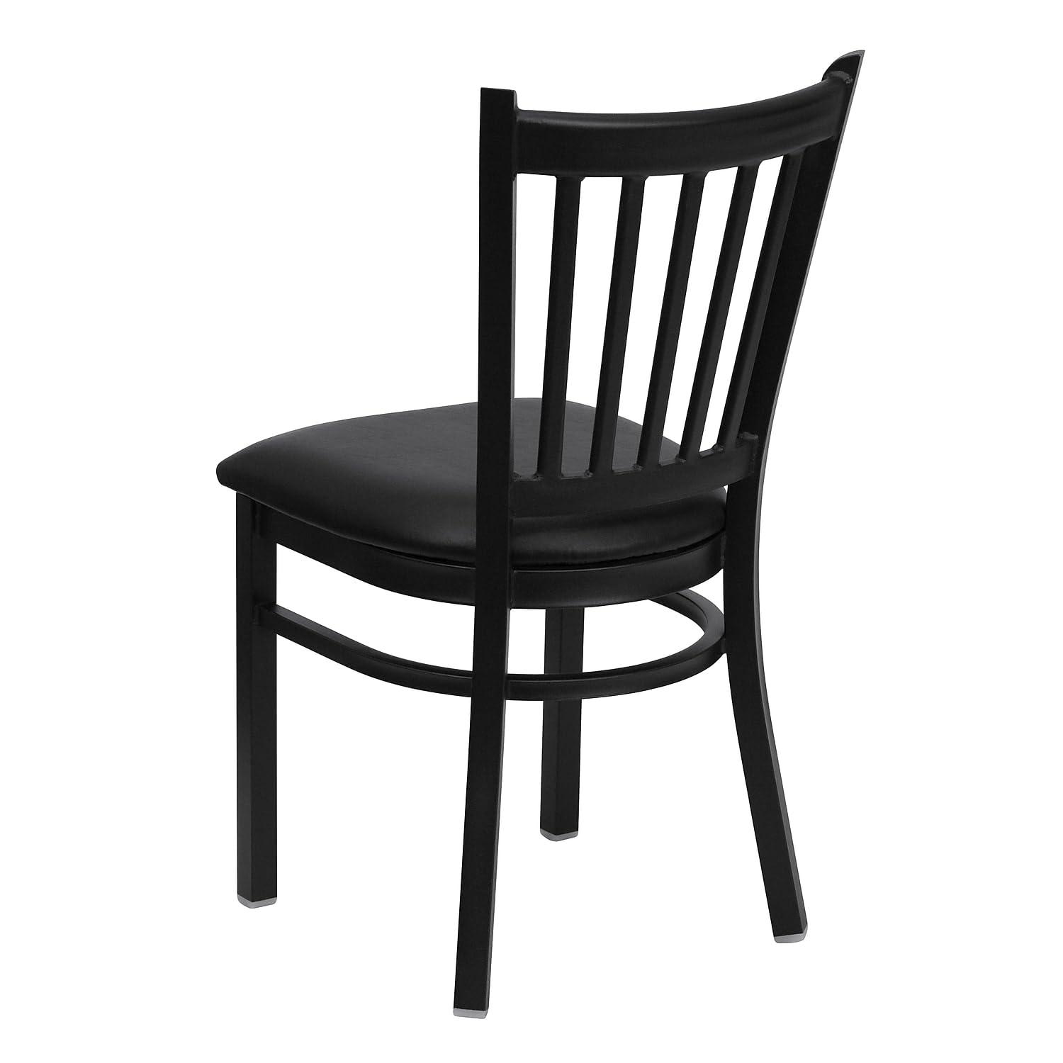 Hercules Prompton Modern Vertical Back Metal Restaurant Chairs by Flash Furniture (Set of 2)
