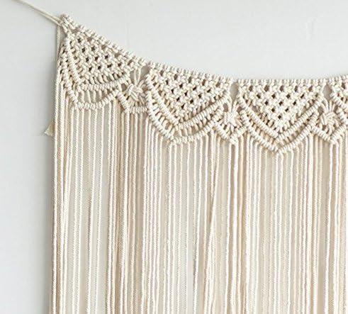 Handmade Cotton Macrame Boho Wedding Wall Hanging Decor