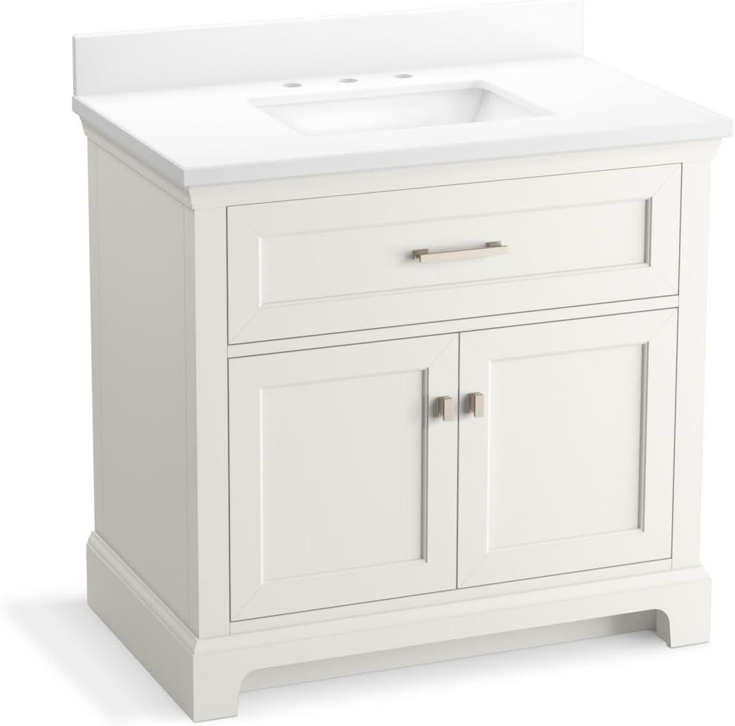 Charlemont 36 In. Bathroom Vanity Cabinet With Sink And Quartz Top