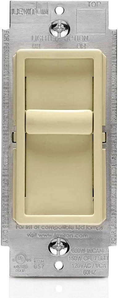 Tamper Resistant Slide Single Pole Dimmer