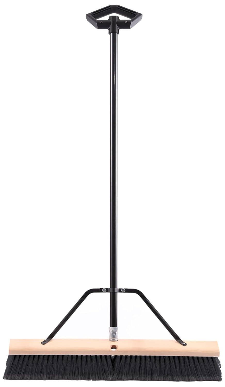 Easy Back 24 in. Outdoor Ergonomic Push Broom