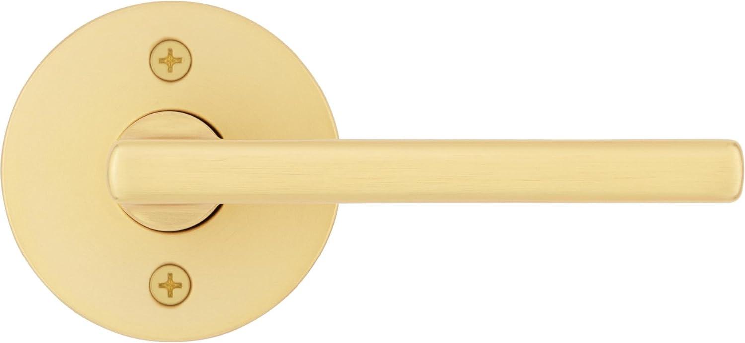 Iron Black Reversible Lever Door Handle with Round Rose