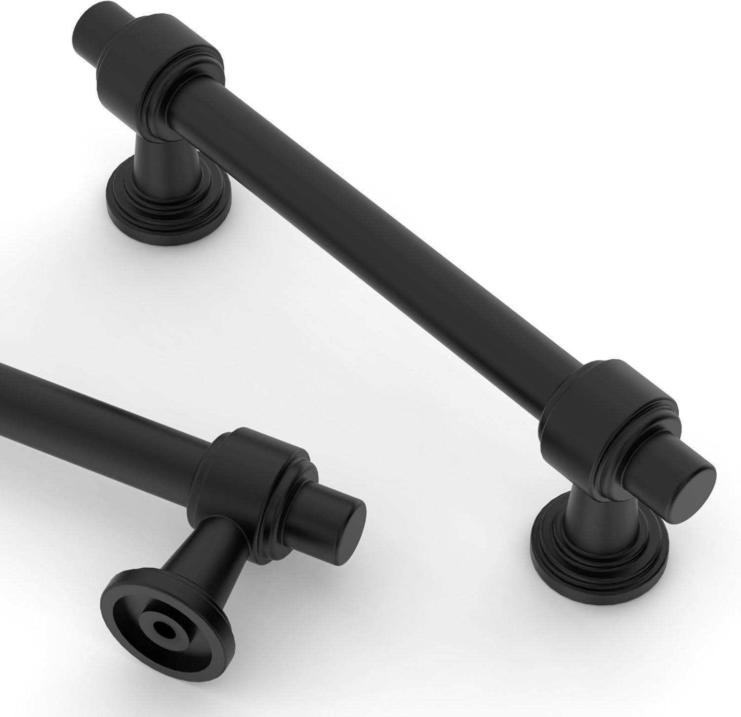 Piper Kitchen Handles, Solid Core Drawer Pulls for Cabinet Doors, 3-3/4" (96mm)