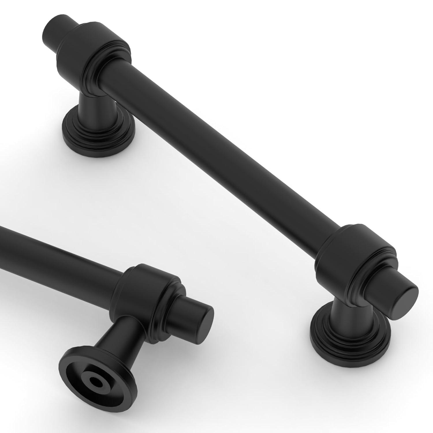 Piper Kitchen Handles, Solid Core Drawer Pulls for Cabinet Doors, 3-3/4" (96mm)