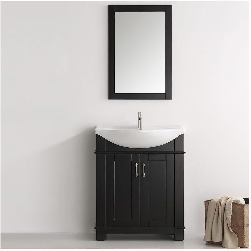 Hartford 30" Freestanding Single Traditional Bathroom Vanity w/ Integrated Sink -Faucet Not Included