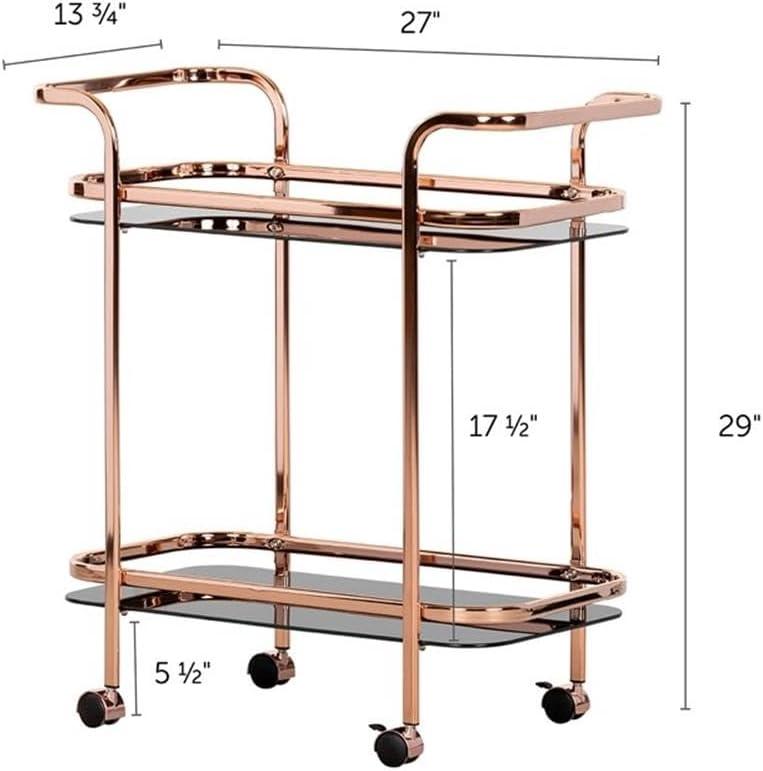 Maliza Metal Bar Cart