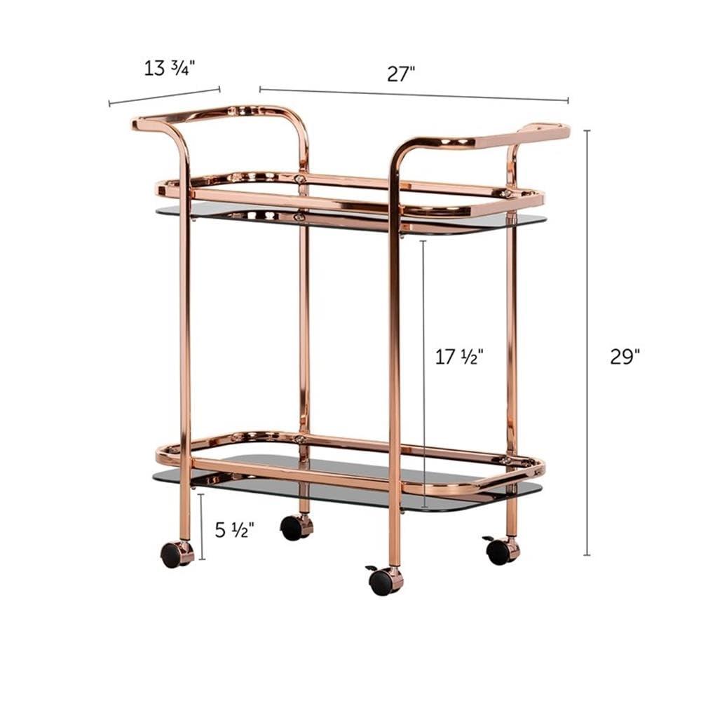 Maliza Metal Bar Cart