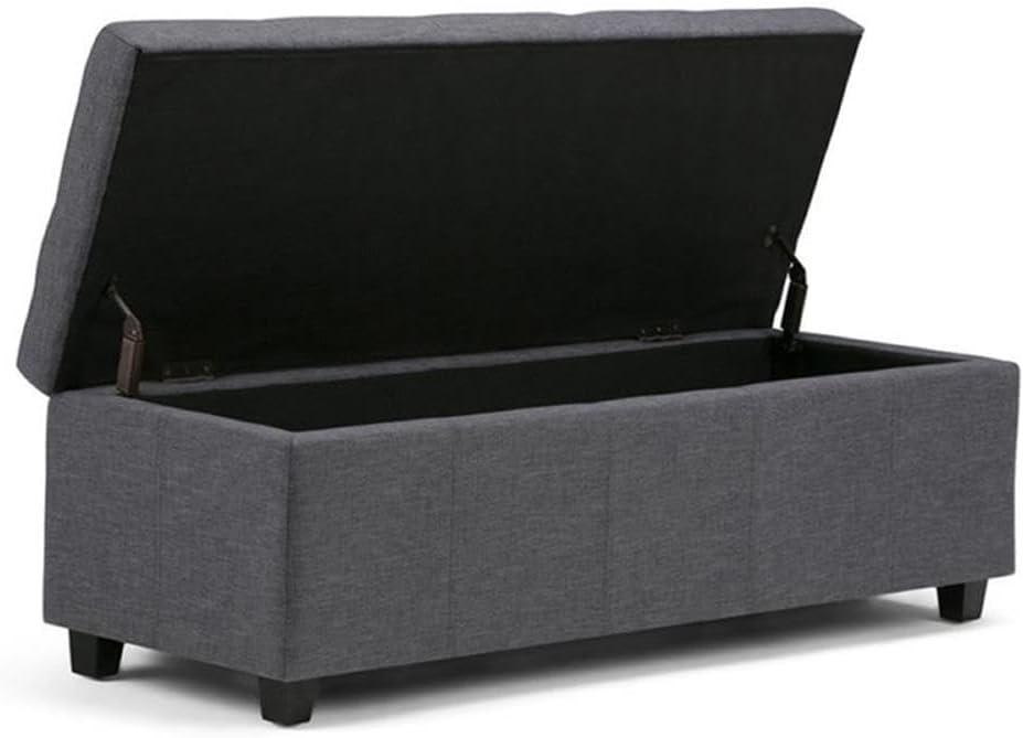 Simpli Home Castleford Large Storage Ottoman Bench