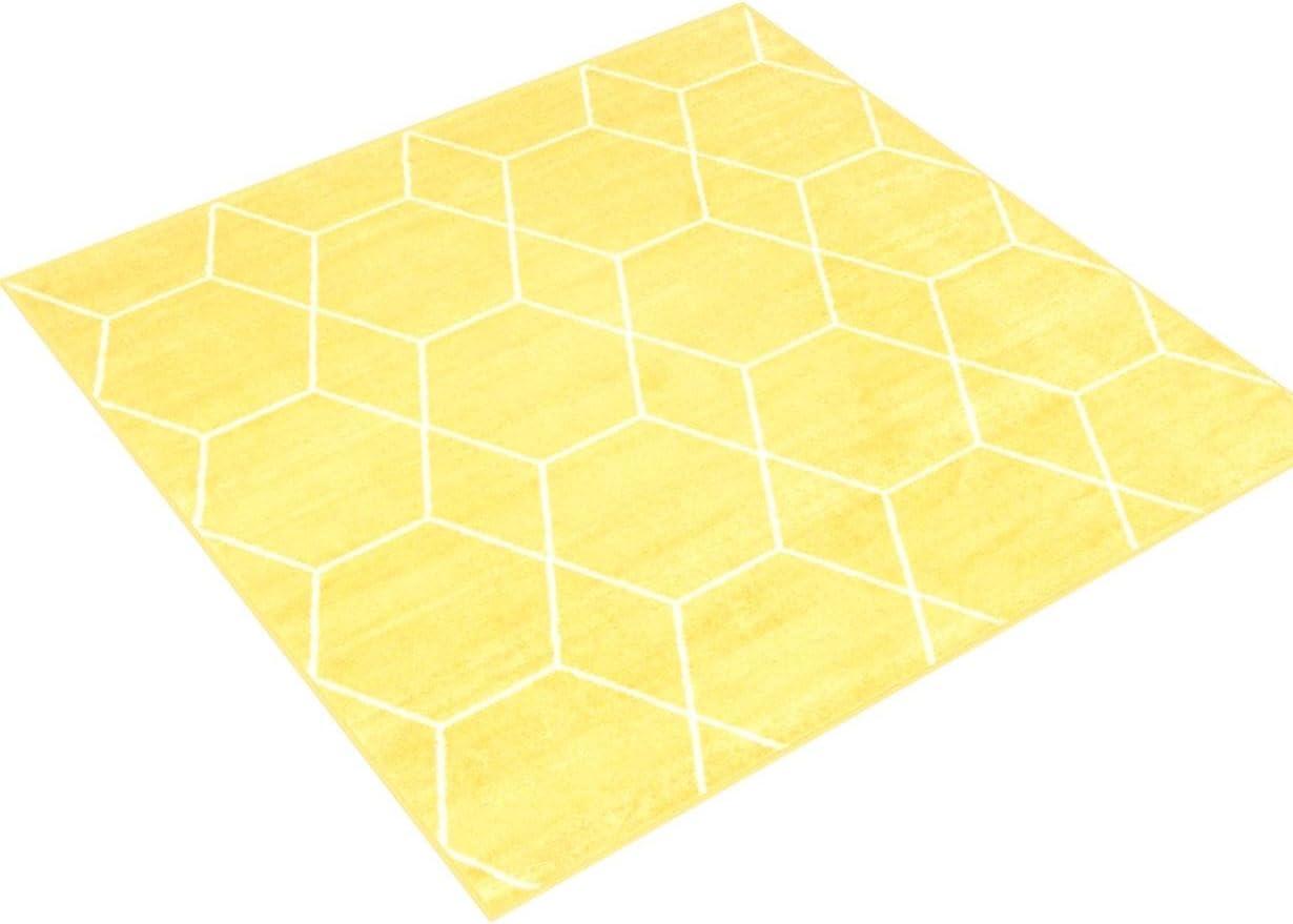 Unique Loom Trellis Frieze Geometric Trellis Indoor Woven Area Rug