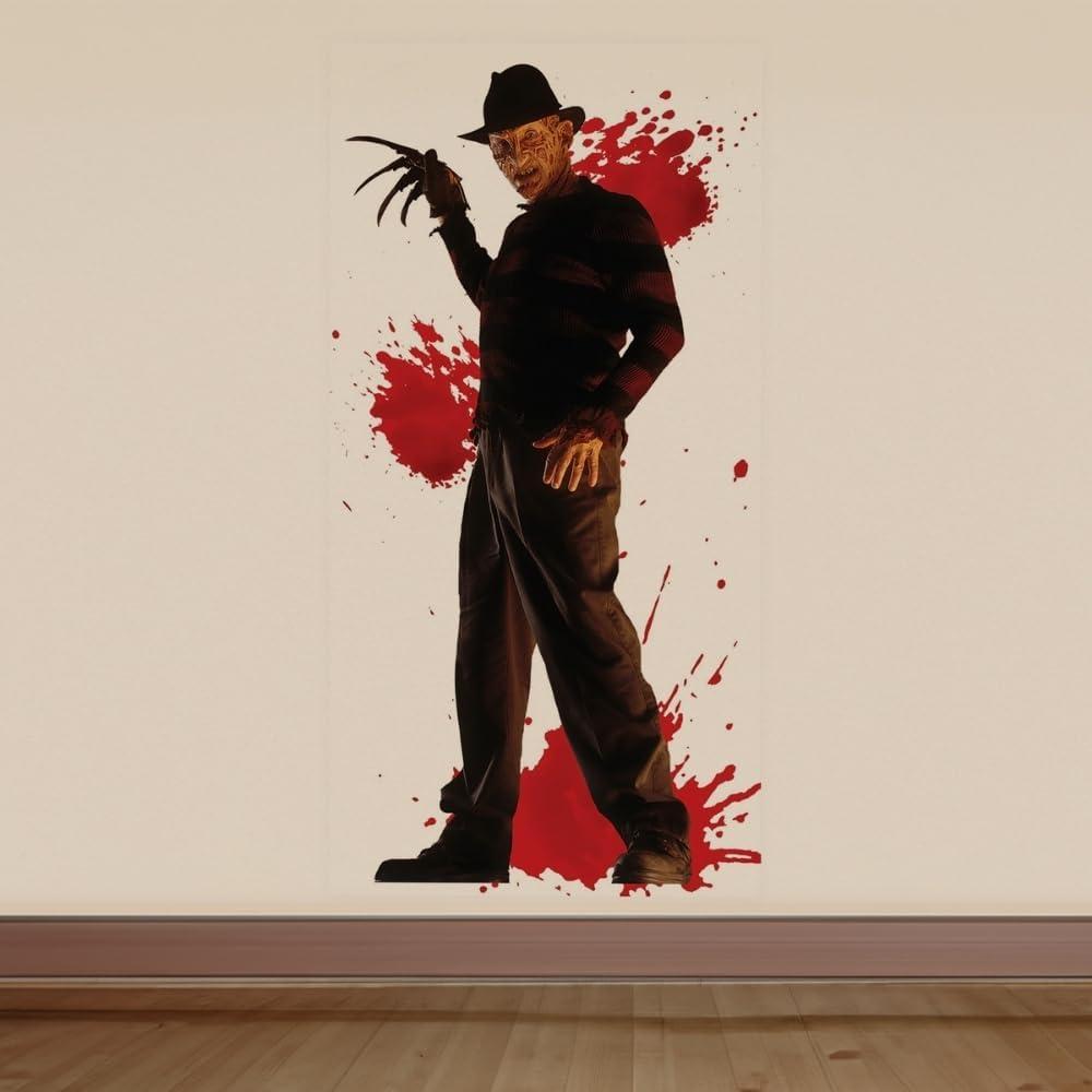 WOWindow Nigtmare On Elm St Freddy Krueger Full Size Halloween Window Sticker
