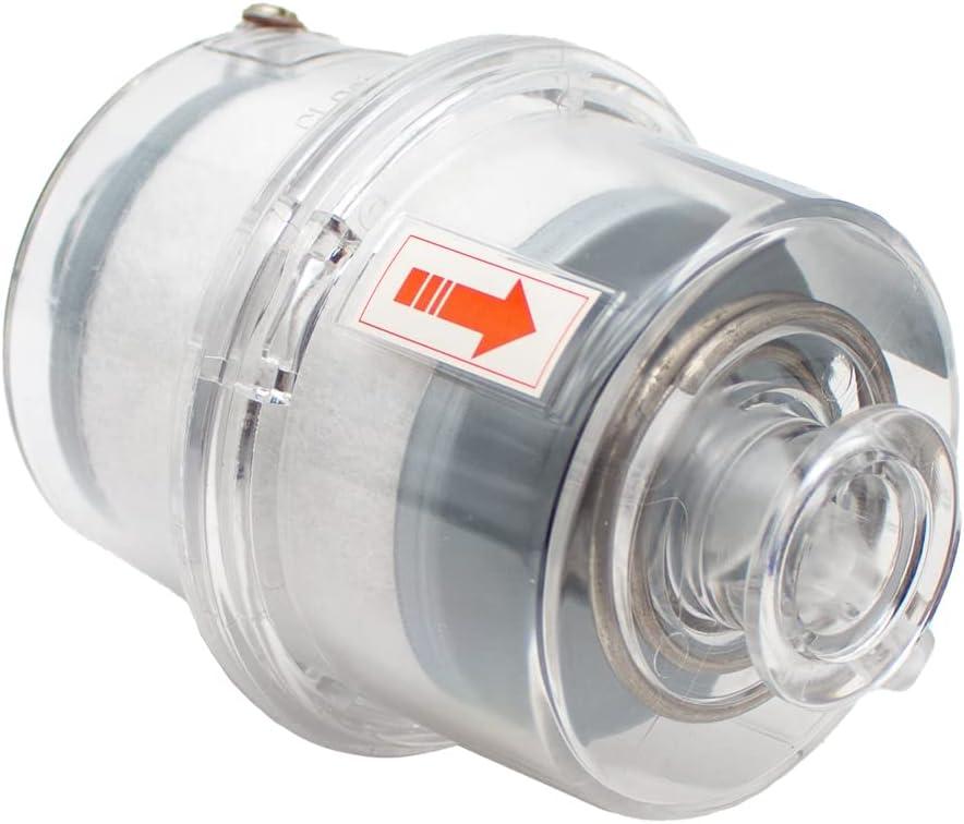 Clear Plastic Oil Mist Filter for Vacuum Pump KF25 Interface