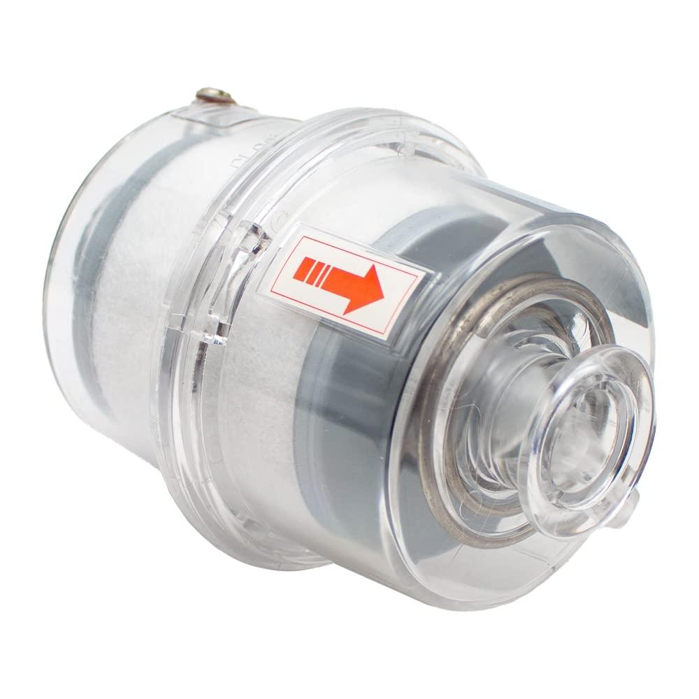 Clear Plastic Oil Mist Filter for Vacuum Pump KF25 Interface