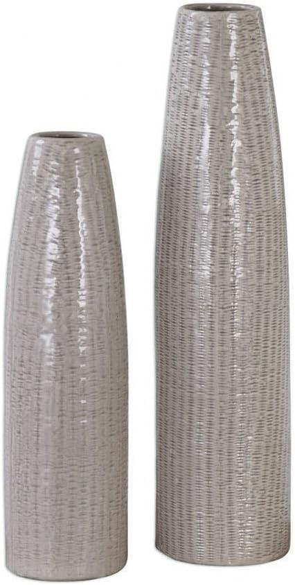 Henning Decorative Vases (Set of 2) - Gray