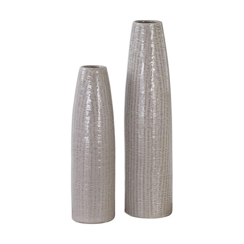 Henning Decorative Vases (Set of 2) - Gray