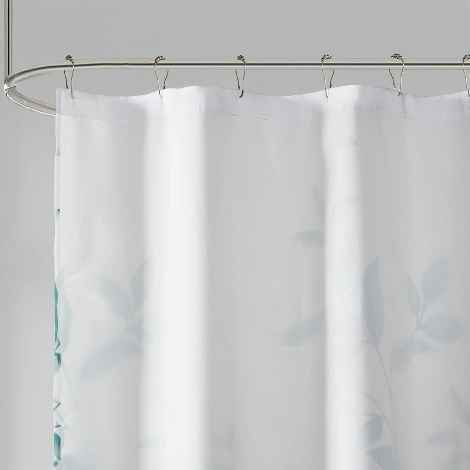 Madison Park Trent Botanical Burnout Floral Printed Shower Curtain & Reviews | Wayfair
