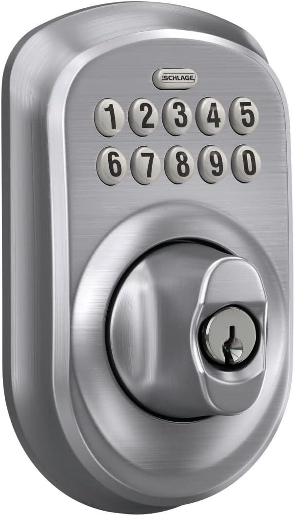Schlage Schlage Keypad Deadbolt with Plymouth Trim