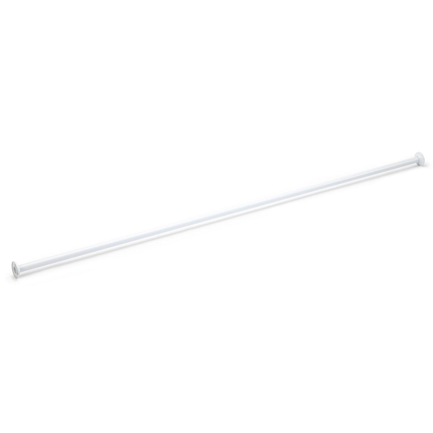 Signature Hardware 66" Brass Straight Shower Curtain Rod