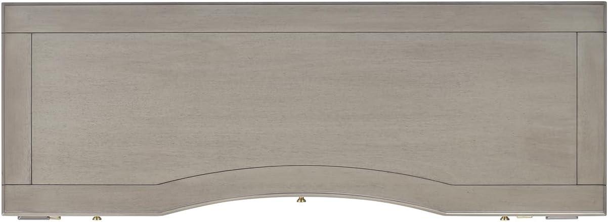 Jennifer Taylor Home Dauphin 55" 3-Drawer Wood Executive Desk