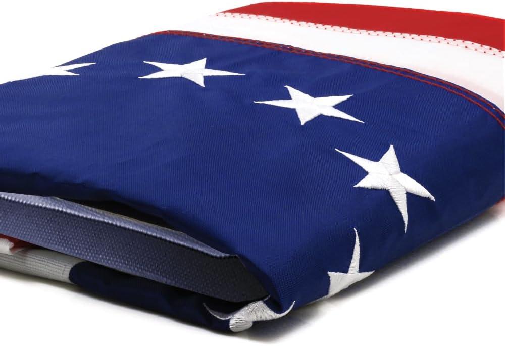 Anley EverStrong Series Betsy Ross Flag 3x5 Foot Heavy Duty Nylon - Embroidered Stars and Sewn Stripes - US Historic Patriotic Banner Flags