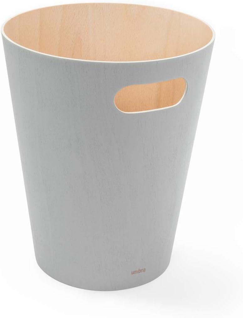 Umbra Woodrow Manufactured Wood Open Waste Basket - 2.25 Gallons