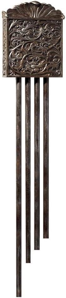 Craftmade Westminster Carved Long Chime in Hand Painted Renaissance Crackle - Silver