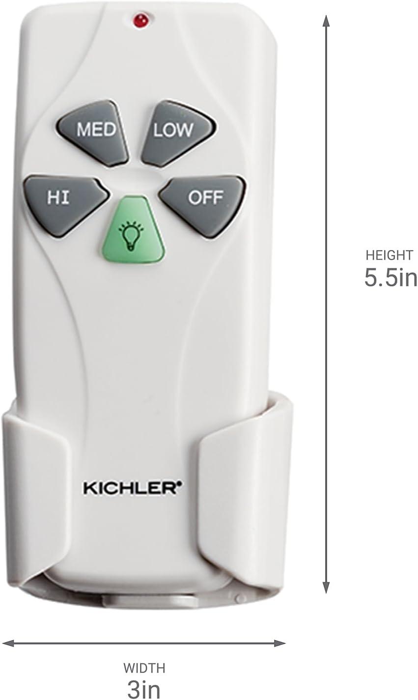 337001WH-Kichler Lighting-Remote Control for Ceiling Fan